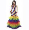 Sparkling Fully Sequined Gay Pride RAINBOW Gown TM7902