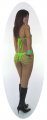 SGB02 Green Sequin Showgirl Dance Bikini.