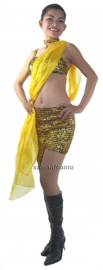 TM3018 Tailor Made Sparkling Sequin Dance Dress - Click Image to Close