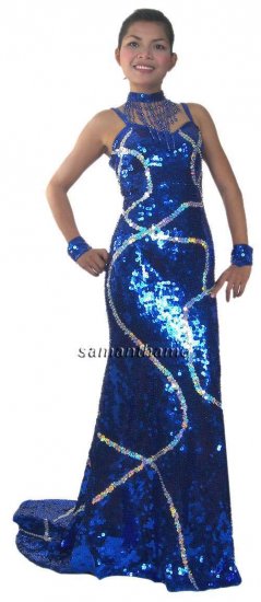 RM310 Sparkling ' Sequin Dance, Occasion Costume, Gown - Click Image to Close