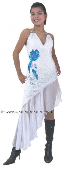 TM1069 Tailor Made Sparkling Sequin Dance Dress - Click Image to Close