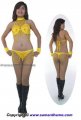 SGB09 Yellow Sequin Showgirl Dance Bikini