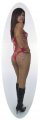 SGB08 Red Sequin Showgirl Dance Bikini.