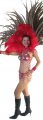 STC2021 FULL LAS VEGAS Showgirl FEATHER BACK HARNESS Costume