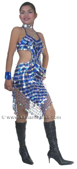 CT510 Sparkling ' Sequin Dance, Occasion Costume, Dress - Click Image to Close