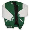Kelly Green / White Varsity Letterman Jacket