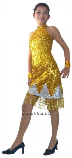 RM525 Sparkling ' Sequin Dance, Occasion Costume, Dress - Click Image to Close