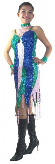 RM379 Sparkling ' Sequin Dance, Occasion Costume, Dress - Click Image to Close