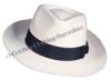 MJ Professional - White Fedora Hat With Name '