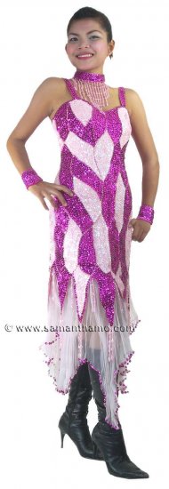 CT569 Sparkling ' Sequin Dance, Ballroom Costume, Gown - Click Image to Close