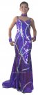 CT536 Sparkling ' Latin Sequin Dance, Occasion Costume, Gown