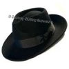 MJ Professional - Black Fedora Hat With Name '