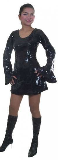 MORTICIA Adams Family Goth - Vampira Dress (made to Order) - Click Image to Close