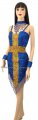 SDW428 Tailor Made Sequin SWEDEN FLAG Dance Dress