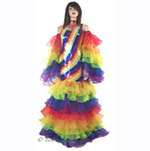 Sparkling Fully Sequined Gay Pride RAINBOW Gown TM7901 - Click Image to Close
