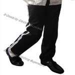 MJ White Two Stripe Billie Jean Trousers - Pro - Click Image to Close