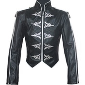Michael Jackson V8 Leather Jacket - Click Image to Close