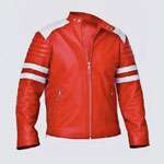 Leather Fight Club Brad Pitt Tylor Durden Jacket (All Sizes) - Click Image to Close