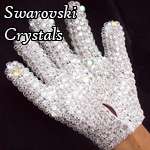 Michael Jackson Swarovski Crystals Glove (100% Exact Replica) - Click Image to Close