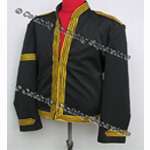 MJ Black Military Casual Dress Jacket - Pro Series - M2 - Click Image to Close