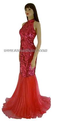 TM2054 Tailor Made Sequin Dance Dress - Click Image to Close