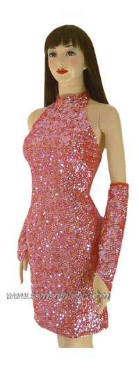 TM2057 Tailor Made Sequin Dance Dress - Click Image to Close