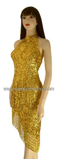 TM2060 Tailor Made Sequin Dance Dress - Click Image to Close