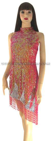 TM2064 Tailor Made Sequin Dance Dress - Click Image to Close