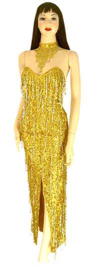 TM5057 Tailor Made Fully Sequined Gown - Click Image to Close