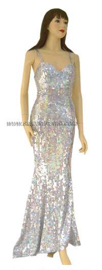 TM5058 Tailor Made Fully Sequined Gown - Click Image to Close