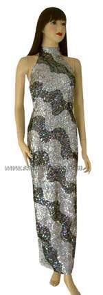 TM5051 Tailor Made Fully Sequined Gown - Click Image to Close