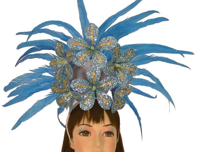 HD521 Tailor Made Professional Show Girl Head Piece - Click Image to Close