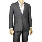 Men's 1 Button Suit in Gray - Tailor Made & Perfect Fit! MS401 - Click Image to Close