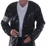 MJ BILLIE JEAN Sequin Jacket - Standard - (All Sizes!) - Click Image to Close