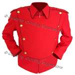MJ Custom RED Military Jacket - Pro - (All Sizes!) - Click Image to Close