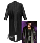 The Undertaker's WWE Long Length Leather Trench Coat - Click Image to Close