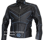 X-MEN 3 ICEMAN - Leather Motorcycle Jacket - Click Image to Close